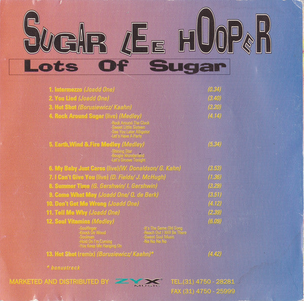 Sugar Lee Hooper - Lots Of Sugar (CD Tweedehands)