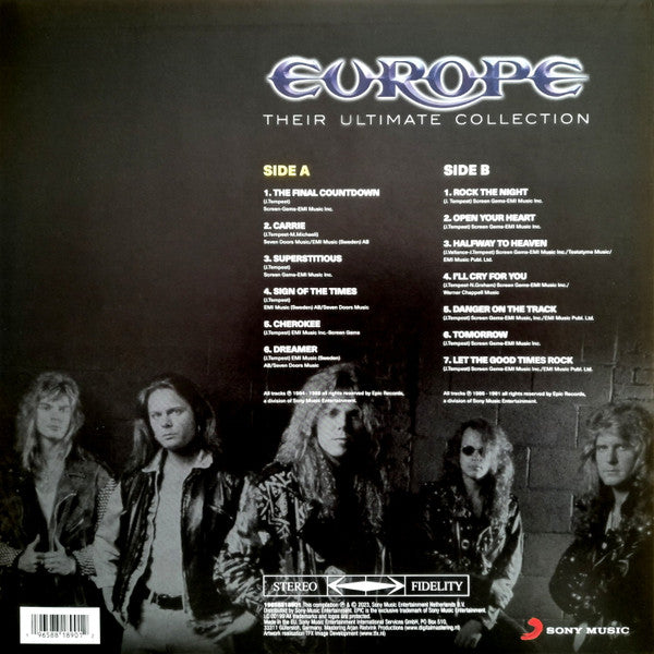 Europe - Their Ultimate Collection (LP) - Discords.nl