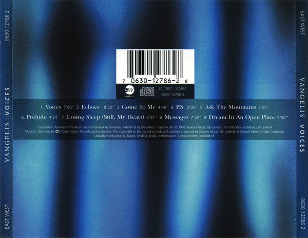 Vangelis - Voices (CD Tweedehands)
