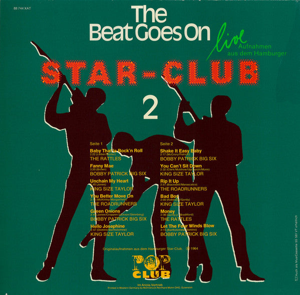 Various - The Beat Goes On Vol. 2 "Star-Club Live" (LP Tweedehands)