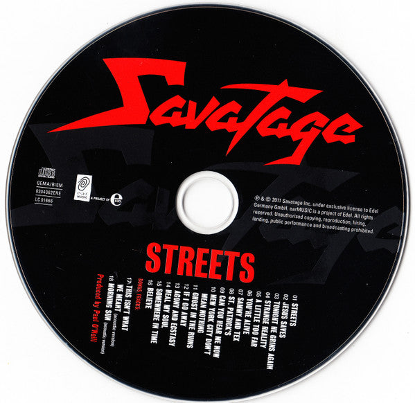 Savatage - Streets (A Rock Opera) (CD) - Discords.nl