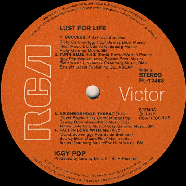 Iggy Pop - Lust For Life (LP Tweedehands)