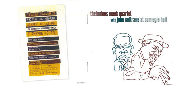 Thelonious Monk Quartet, The With John Coltrane - At Carnegie Hall (CD Tweedehands)