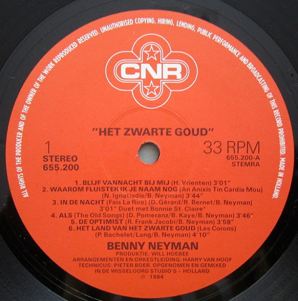 Benny Neyman - Het Zwarte Goud (LP Tweedehands)