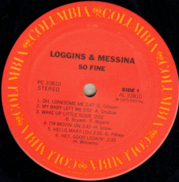 Loggins And Messina - So Fine (LP Tweedehands)