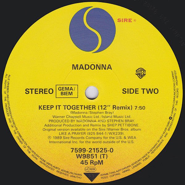 Madonna - Vogue (12" Version) (12" Tweedehands) - Discords.nl