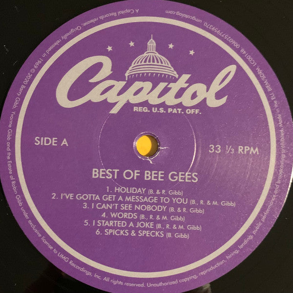 Bee Gees - Best Of Bee Gees (LP) - Discords.nl
