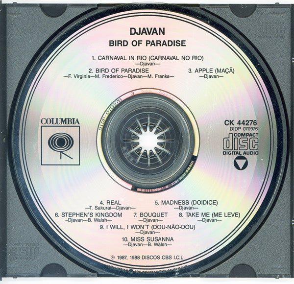 Djavan - Bird Of Paradise (CD Tweedehands)