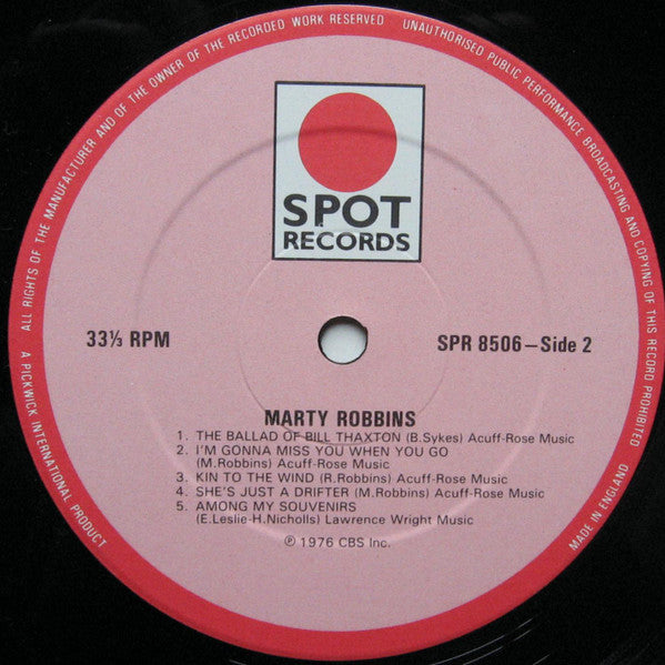 Marty Robbins - Marty Robbins (LP Tweedehands)