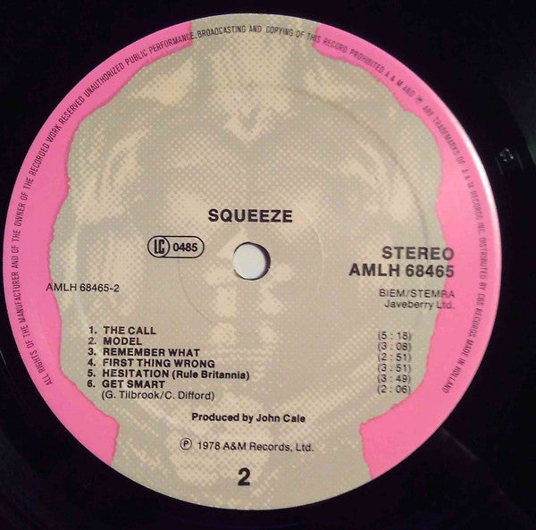 Squeeze (2) - Squeeze (LP Tweedehands) - Discords.nl
