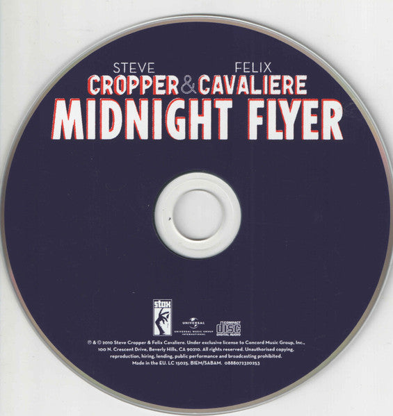 Steve Cropper & Felix Cavaliere - Midnight Flyer (CD)