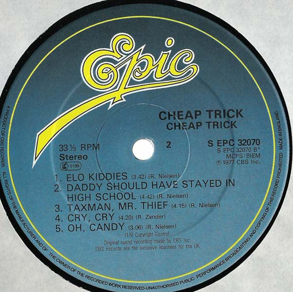 Cheap Trick - Cheap Trick (LP Tweedehands) - Discords.nl
