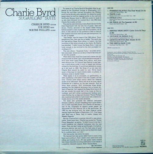 Charlie Byrd - Sugarloaf Suite (LP Tweedehands) - Discords.nl