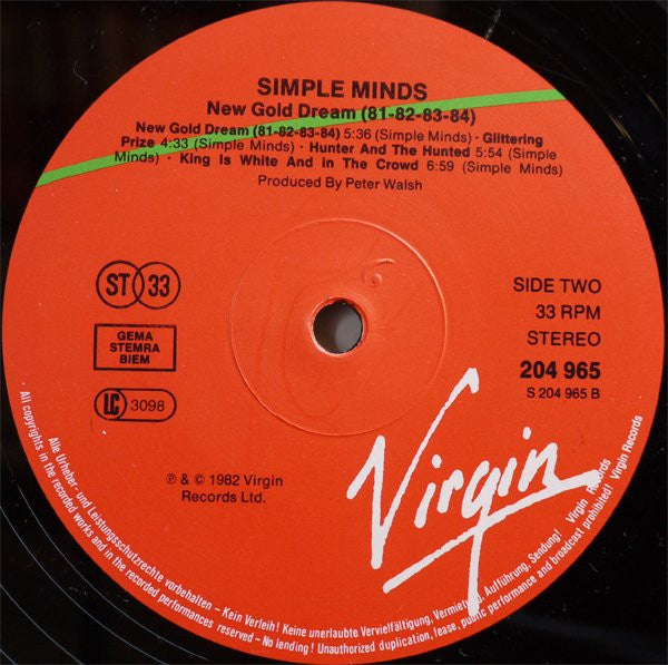 Simple Minds - New Gold Dream (81-82-83-84) (LP Tweedehands) - Discords.nl