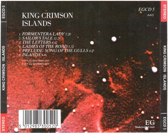 King Crimson - Islands (CD)