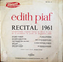 Edith Piaf - Récital 1961 (LP Tweedehands) - Discords.nl