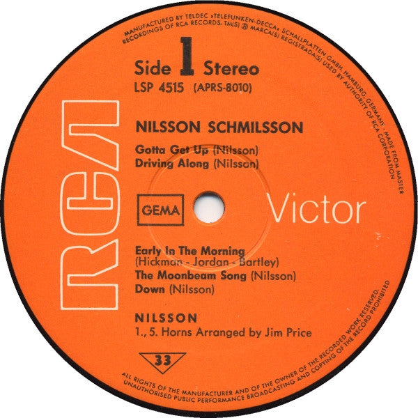 Harry Nilsson - Nilsson Schmilsson (LP Tweedehands) - Discords.nl