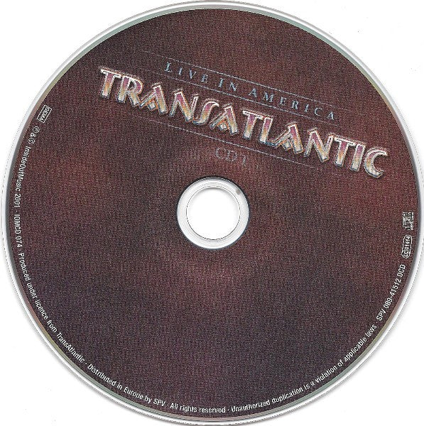 Transatlantic - Live In America (CD)