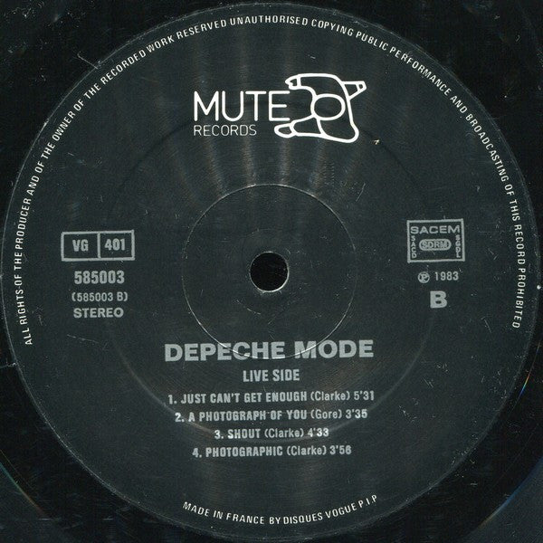 Depeche Mode - Love In Itself∙ 2 ∙ 3 And Live Tracks (LP Tweedehands)