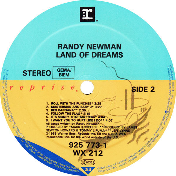 Randy Newman - Land Of Dreams (LP Tweedehands) - Discords.nl