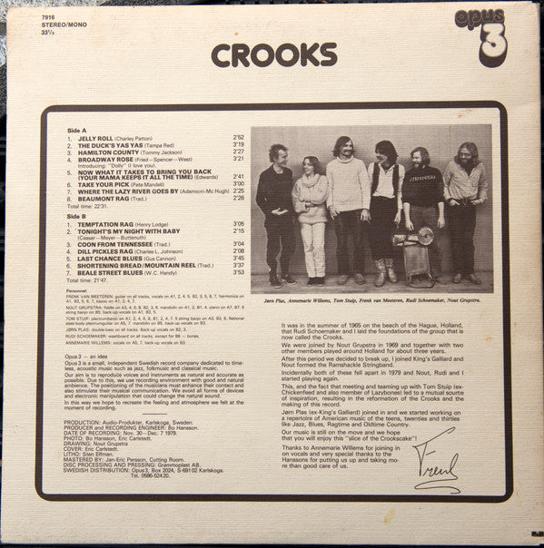 Crooks (4) - Crooks (LP Tweedehands) - Discords.nl