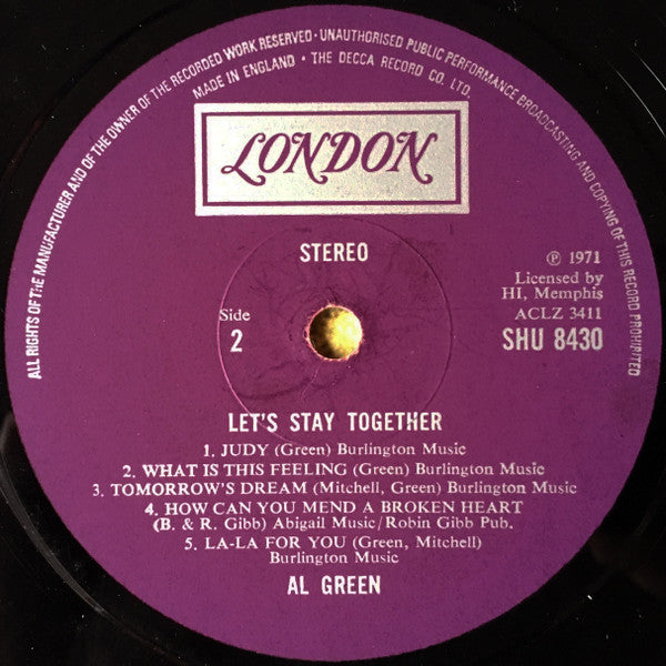 Al Green - Let's Stay Together (LP Tweedehands)