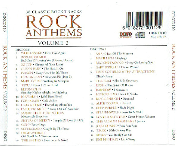 Various - Rock Anthems Volume 2 (CD)