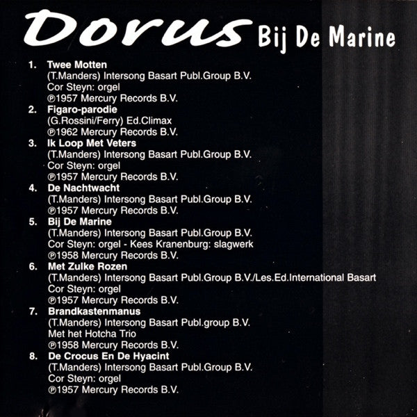 Dorus - Bij De Marine (CD)