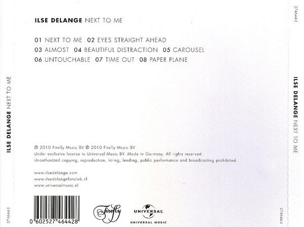 Ilse DeLange - Next To Me (CD Tweedehands) - Discords.nl