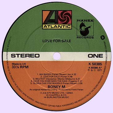 Boney M. - Love For Sale (LP Tweedehands) - Discords.nl