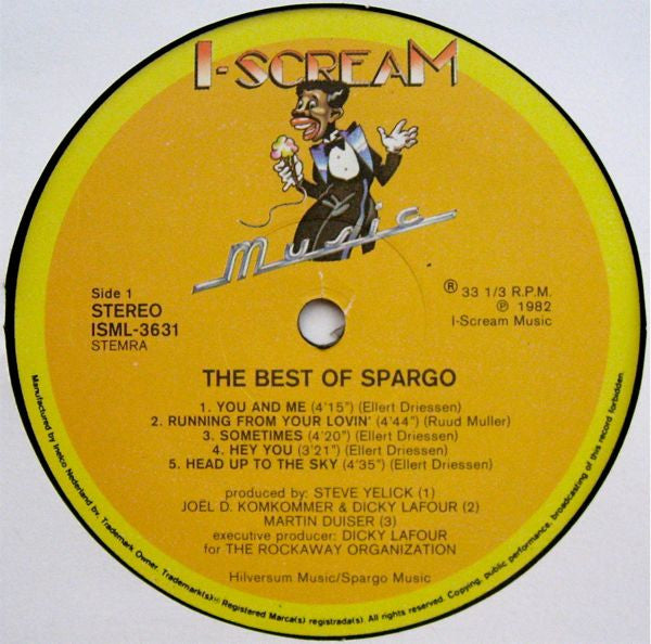 Spargo - The Best Of Spargo (LP Tweedehands) - Discords.nl