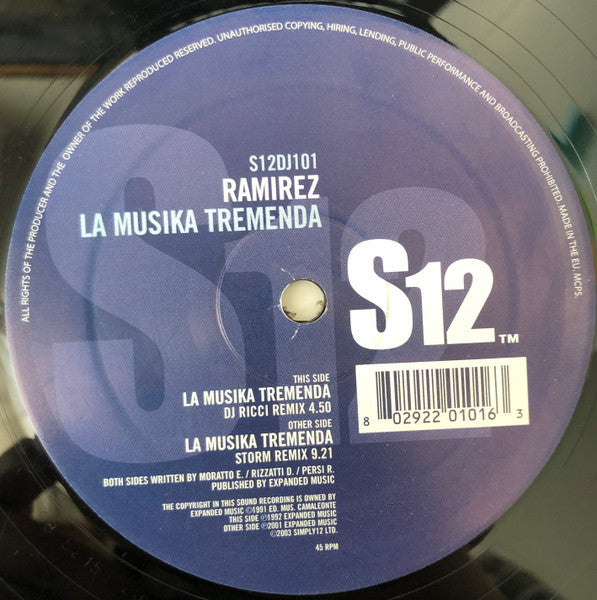 Ramirez - La Musika Tremenda (LP Tweedehands)