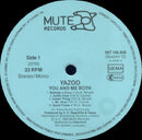 Yazoo - You And Me Both (LP Tweedehands) - Discords.nl