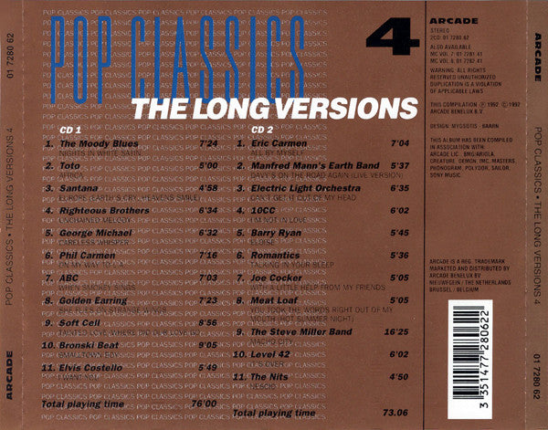 Various - Pop Classics - The Long Versions 4 (CD Tweedehands)