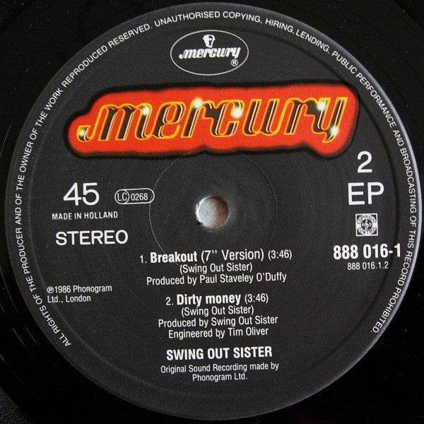 Swing Out Sister - Breakout (12" Tweedehands) - Discords.nl