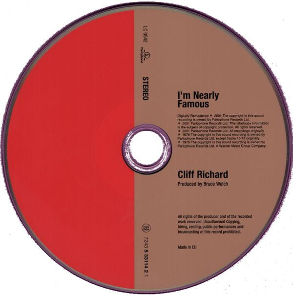 Cliff Richard - I'm Nearly Famous (CD Tweedehands) - Discords.nl