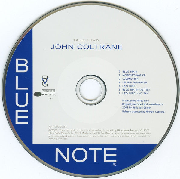John Coltrane - Blue Train (CD Tweedehands)