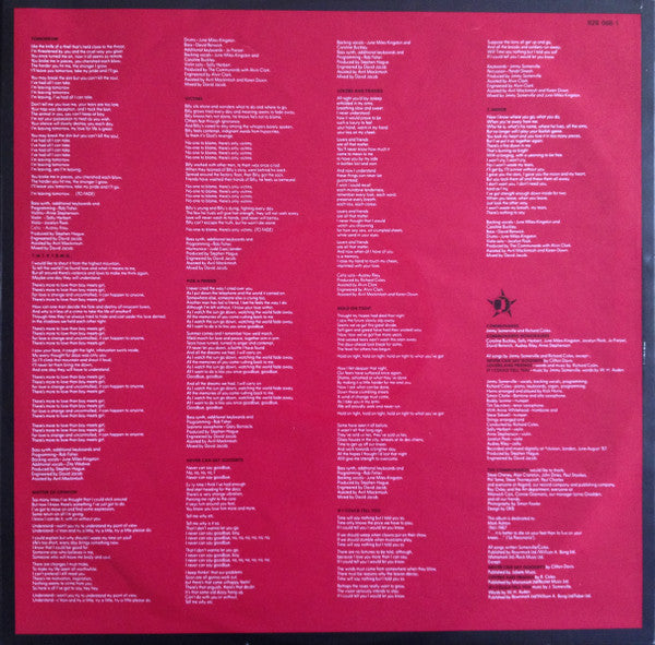 Communards, The - Red (LP Tweedehands)