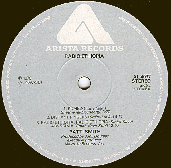 Patti Smith Group - Radio Ethiopia (LP Tweedehands)