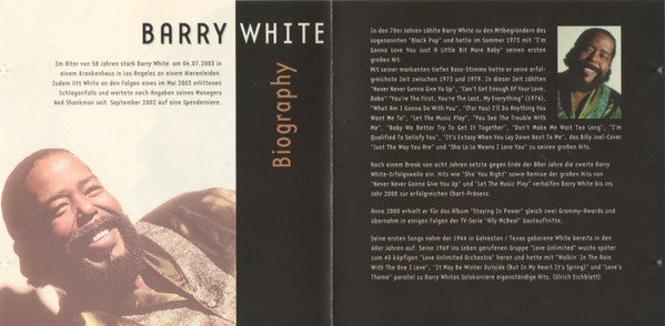 Barry White - Under The Influence Of Love (CD)