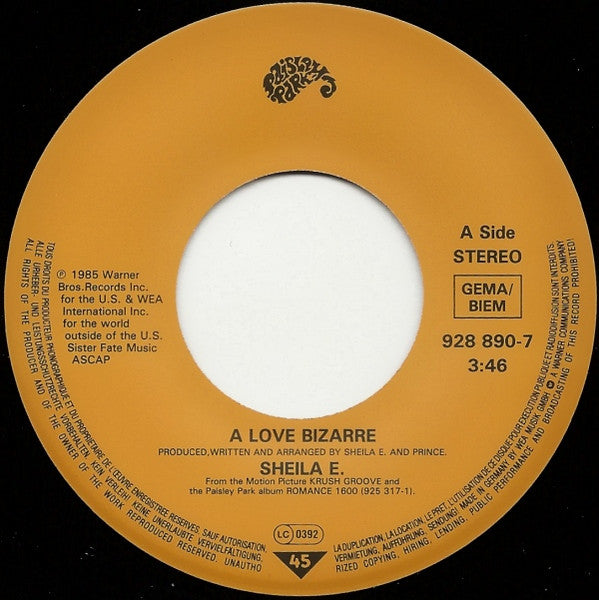 Sheila E. - A Love Bizarre (7-inch Tweedehands)