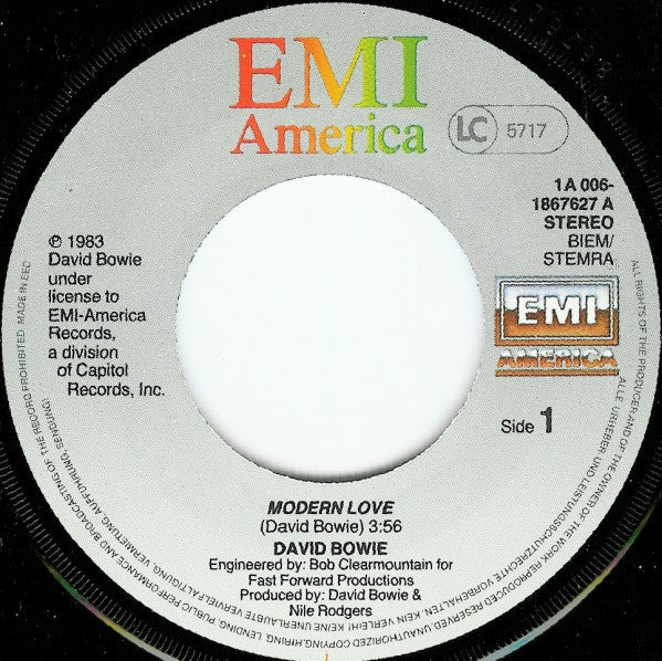 David Bowie - Modern Love (7-inch Tweedehands)