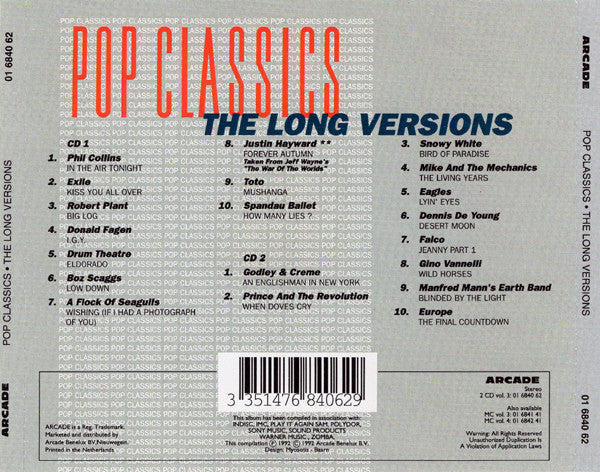 Various - Pop Classics - The Long Versions 3 (CD Tweedehands)