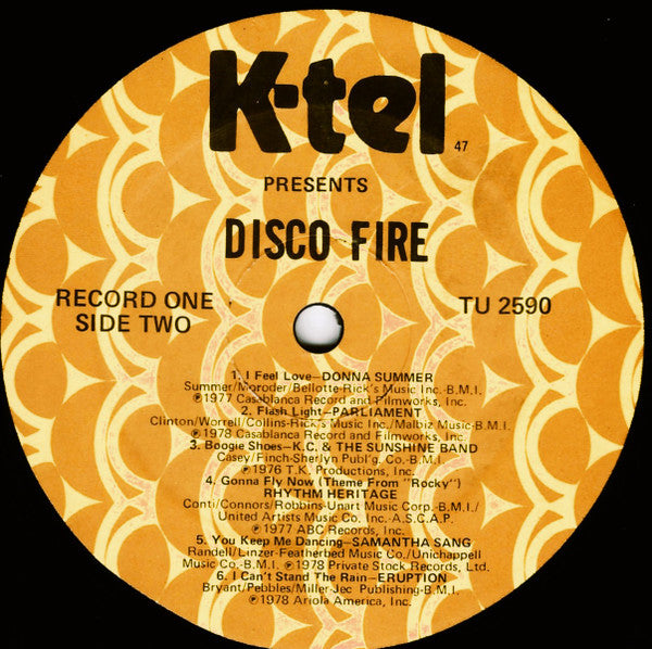 Various - Disco Fire (Volume 1) (LP Tweedehands)