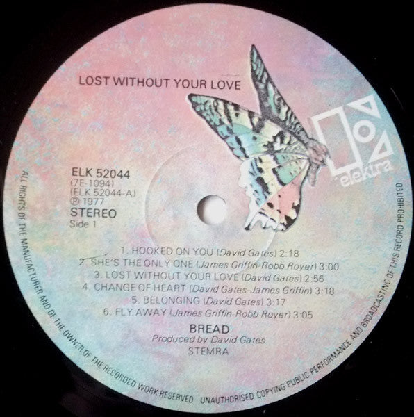 Bread - Lost Without Your Love (LP Tweedehands)