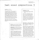 Various - Text-Sound Compositions 3 (LP Tweedehands)