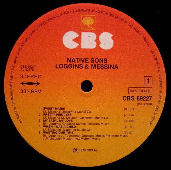 Loggins And Messina - Native Sons (LP Tweedehands)