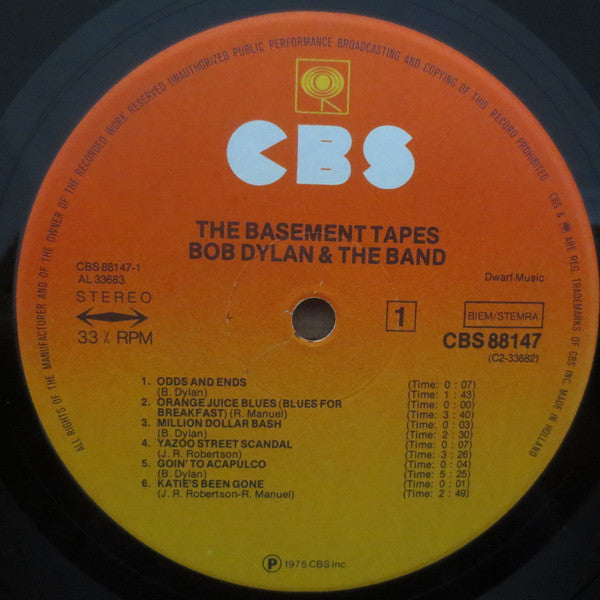 Bob Dylan & Band, The - The Basement Tapes (LP Tweedehands)