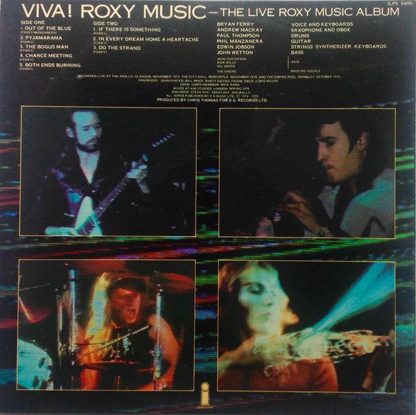 Roxy Music - Viva! Roxy Music (The Live Roxy Music Album) (LP Tweedehands)