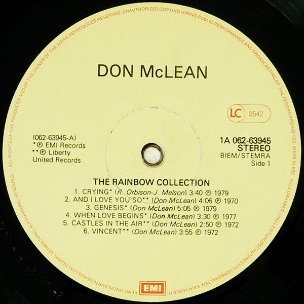 Don McLean - Alle Hits (LP Tweedehands)
